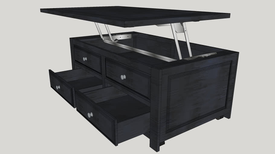 Coffee Table (Lift Top) INES from Leons 3D Warehouse