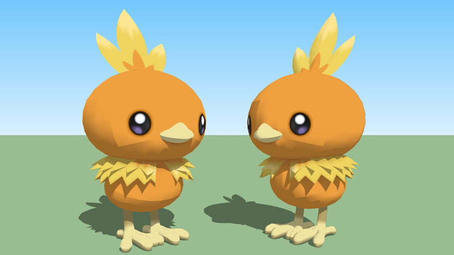 Torchic Pokemon Omega Ruby And Alpha Sapphire 3d Warehouse