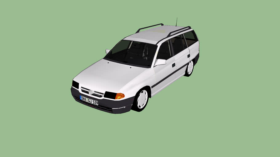 weerstand begroting Magnetisch Vauxhall/Opel Astra F (1991–1998) | 3D Warehouse