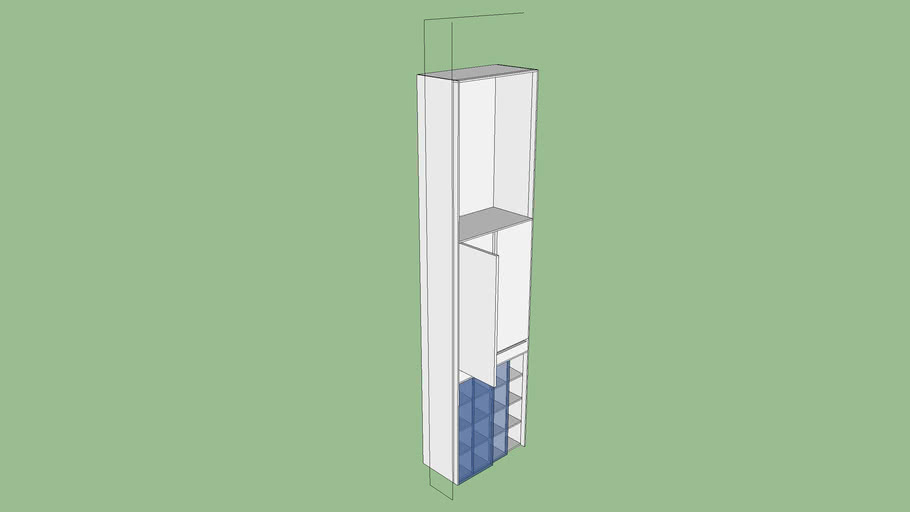 Shoe Rack Hanger Drawer Storage Compartment System 3d Warehouse