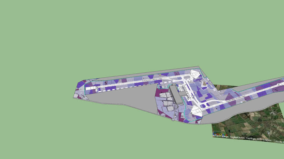 Projet d'Aeroport NotreDamedesLandes 3D Warehouse