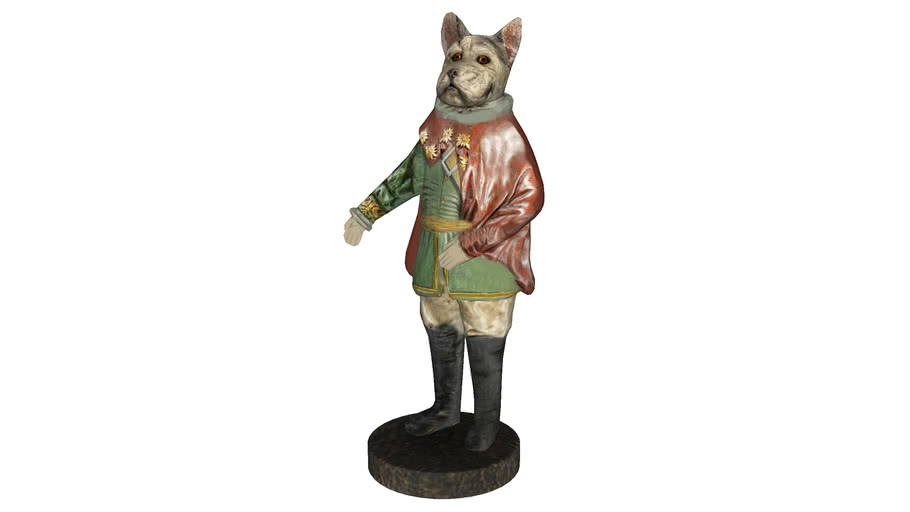 52993 Deco Figurine Sir Frenchie Standing