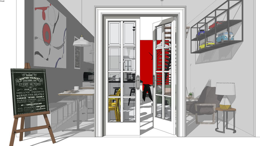 cafe + resto | 3D Warehouse