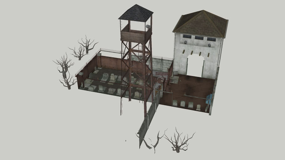 Resident Evil Darkside Chronicles Cemetery 3D Warehouse