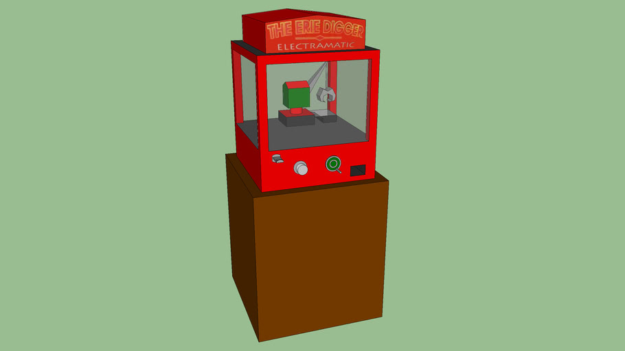 Erie Digger EM Arcade Crane Game | 3D Warehouse