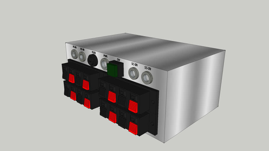 Amplifier case 3D Warehouse