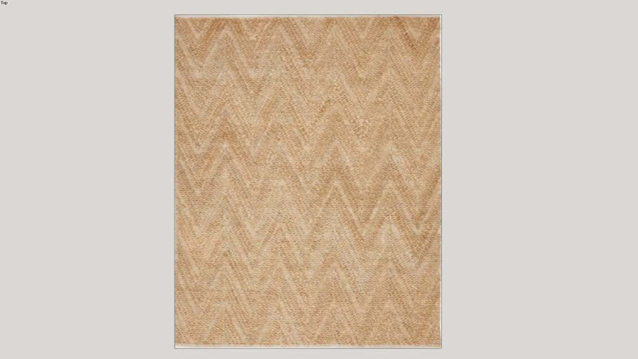 Cheveron Jute Rug 3D Warehouse