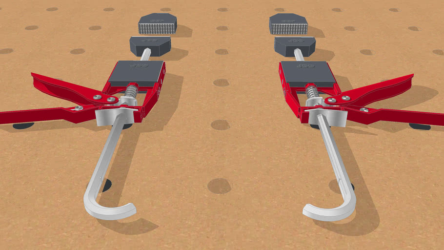 CAULKING GUN FIXED CLAMPS 3D Warehouse