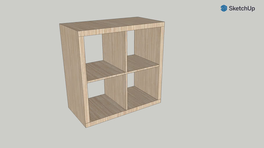 IKEA KALLAX Shelf 2x2 3D Warehouse