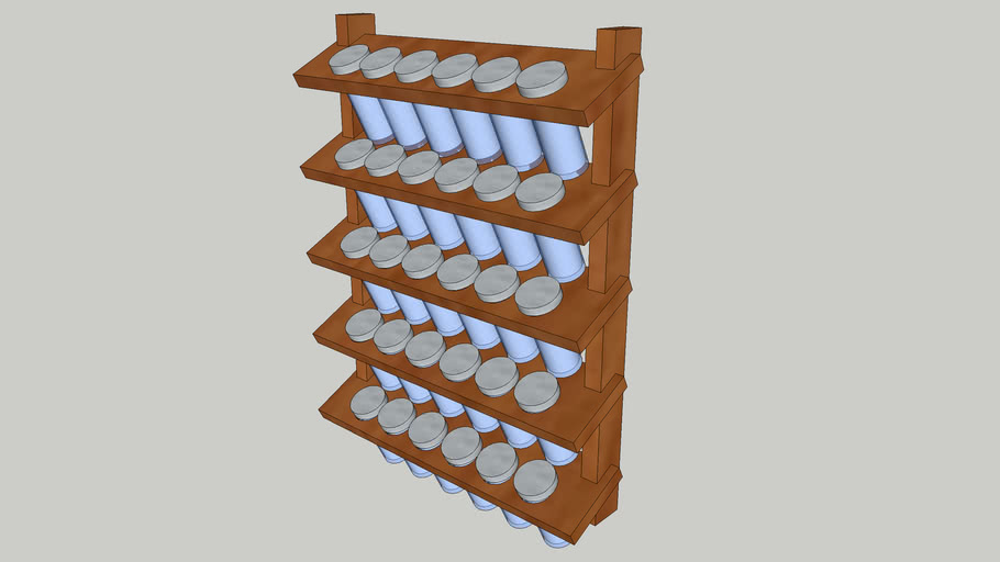 especiero de pared | 3D Warehouse