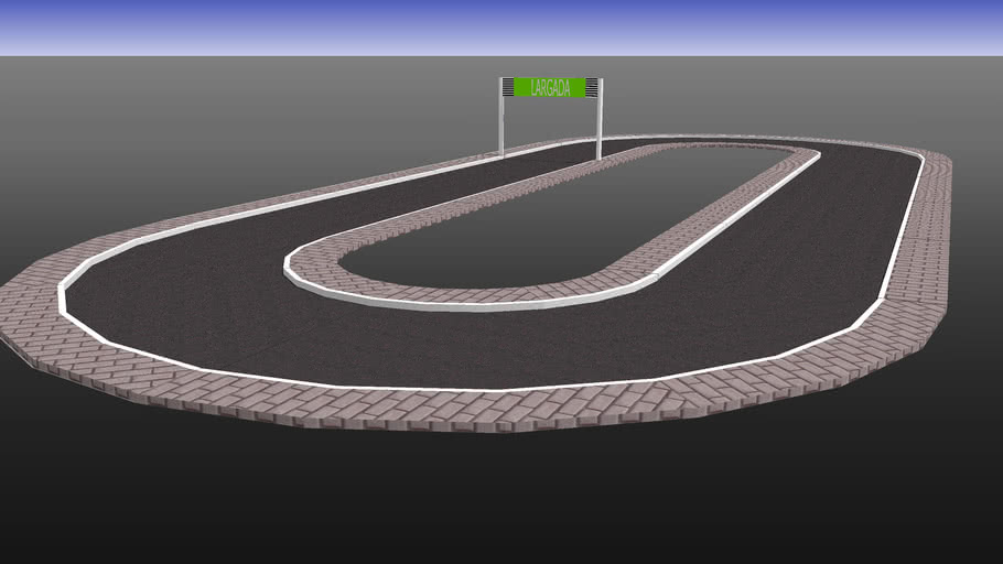 Oval track 3D Warehouse