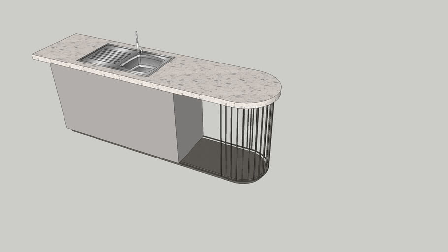 Basin Counter 3D Warehouse