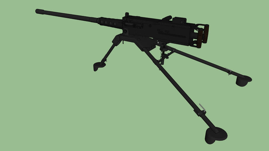 Browning M2HB Flexible (Tripod Mount Version) | 3D Warehouse