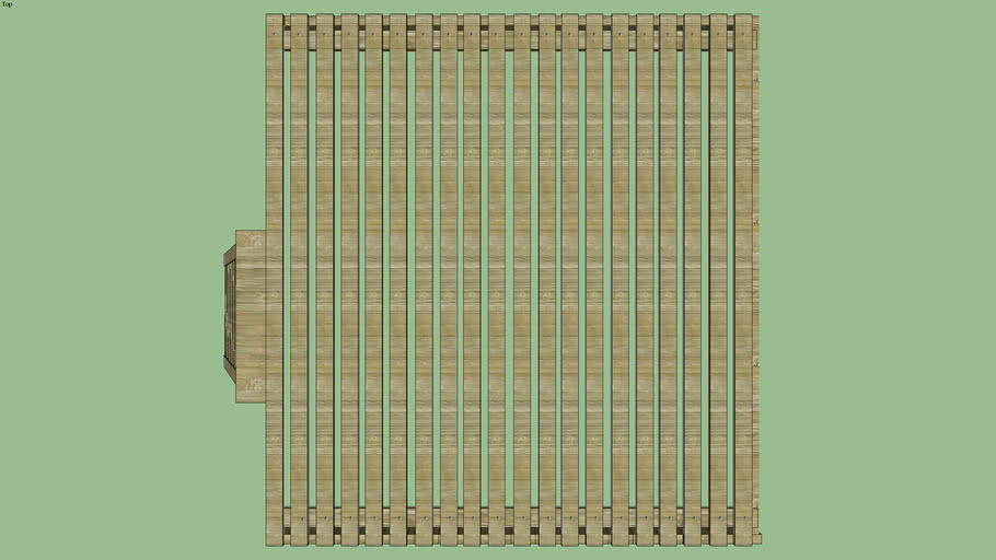 Floating Dock on 30 Gallon Barrels 3D Warehouse