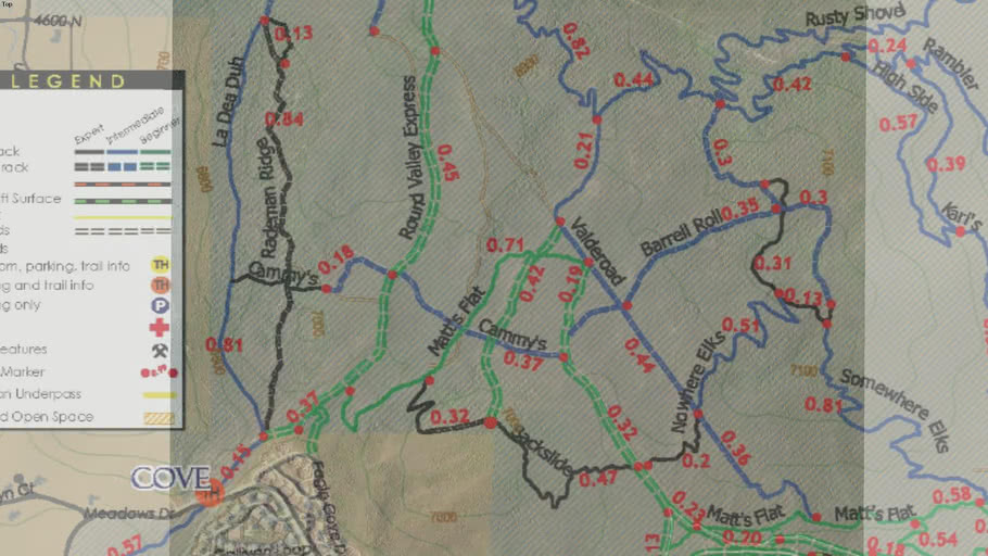 Round Valley Trail Map  3D Warehouse