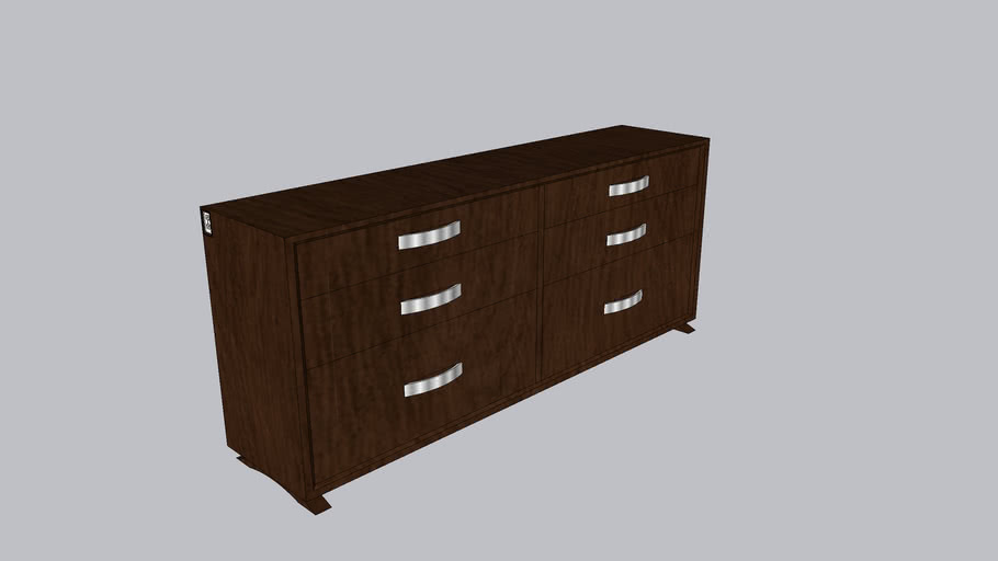 Raven Dresser/w Electric Plug 3D Warehouse