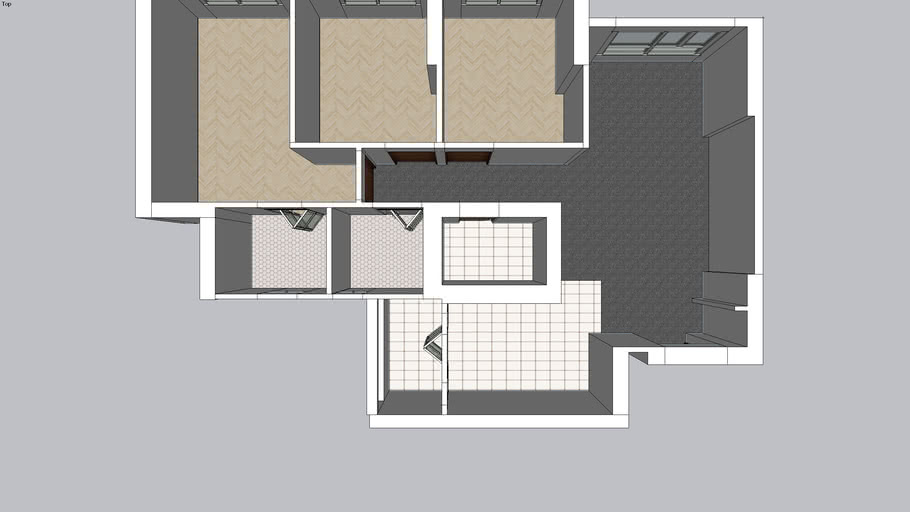 Toa Payoh Ridge 4-room type 2 mirrored | 3D Warehouse