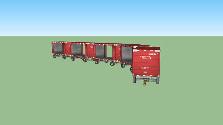 airline baggage carts