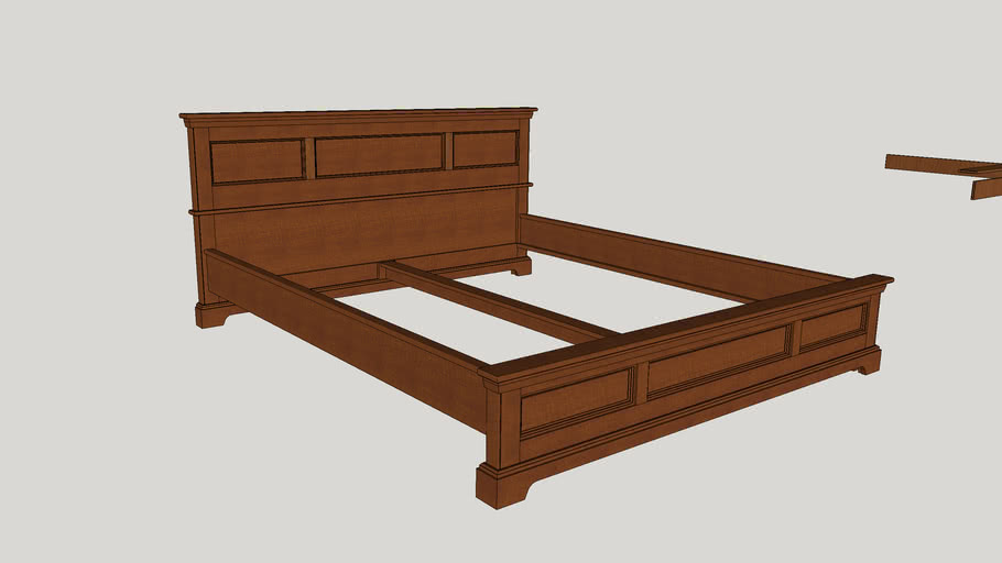 California King Bed 3d Warehouse, King Bed Size California