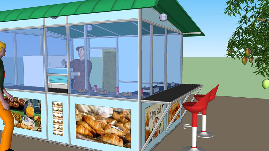 Food Hut Model 3D Warehouse