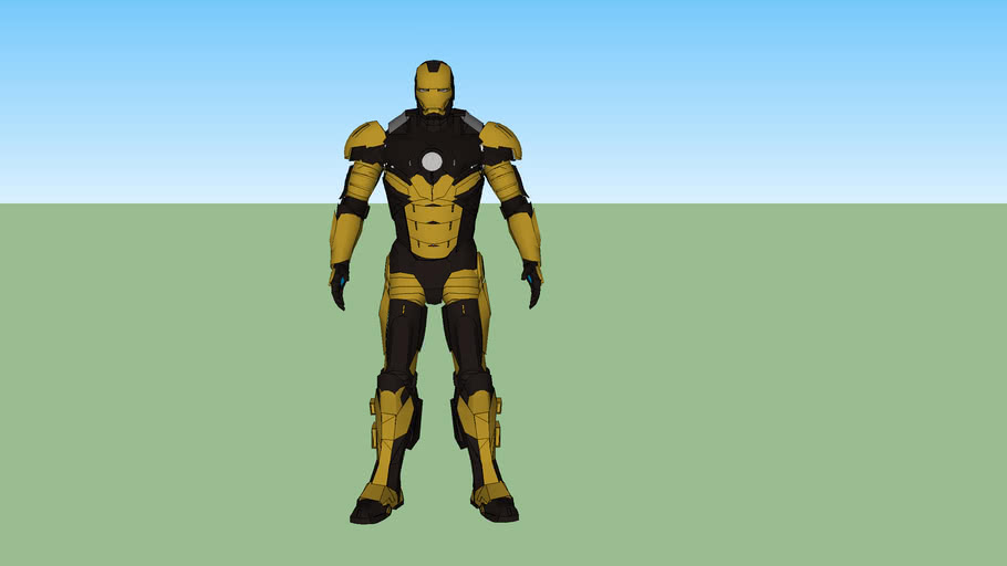 Iron Man Mark 20 Python 3d Warehouse