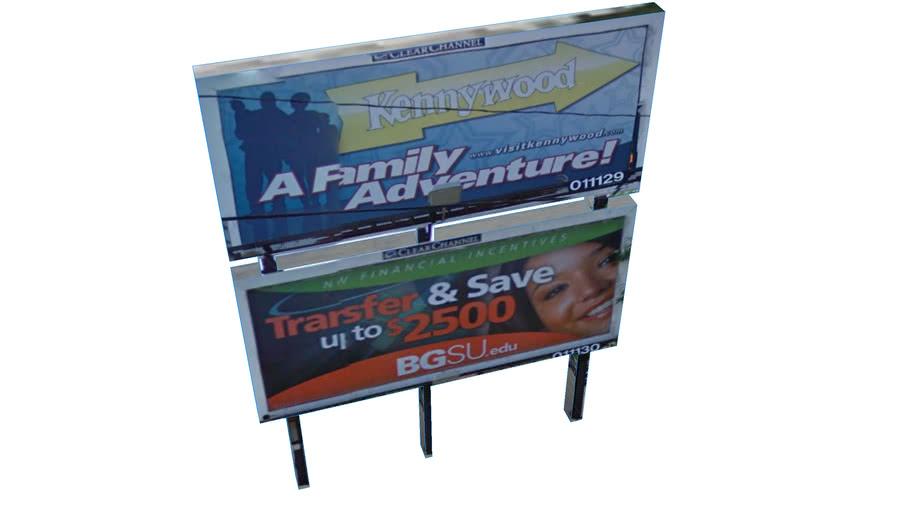 Billboard in Cleveland, OH, USA 3D Warehouse