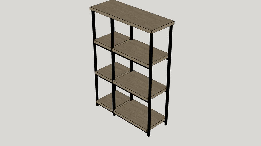 Comet 45 Etagere Bookcase 3d Warehouse, How To Anchor Bookcase