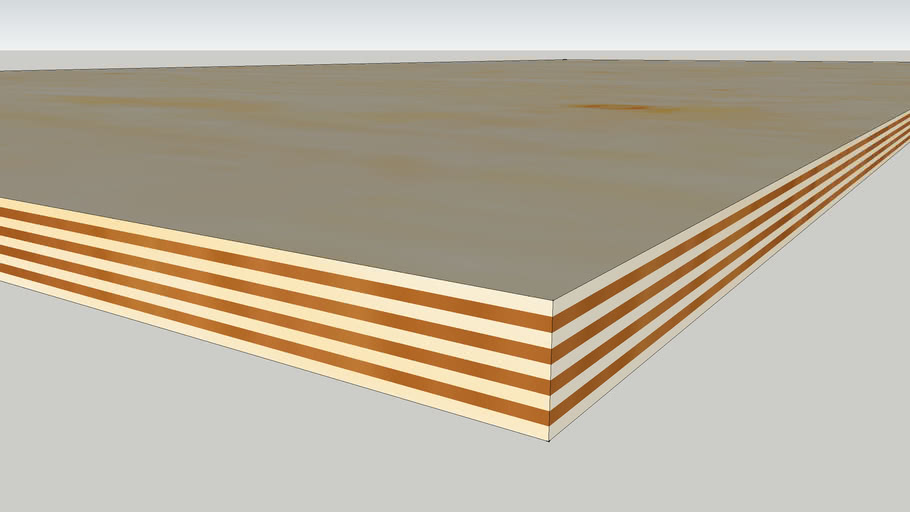 9 Layer Plywood Board 3D Warehouse