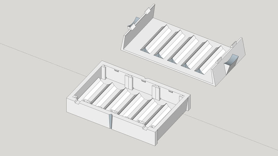 Nikko car battery case and cover 3D Warehouse
