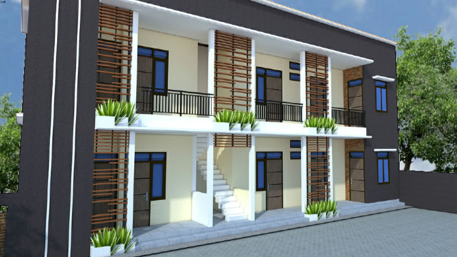 boarding house kos urban | 3D Warehouse