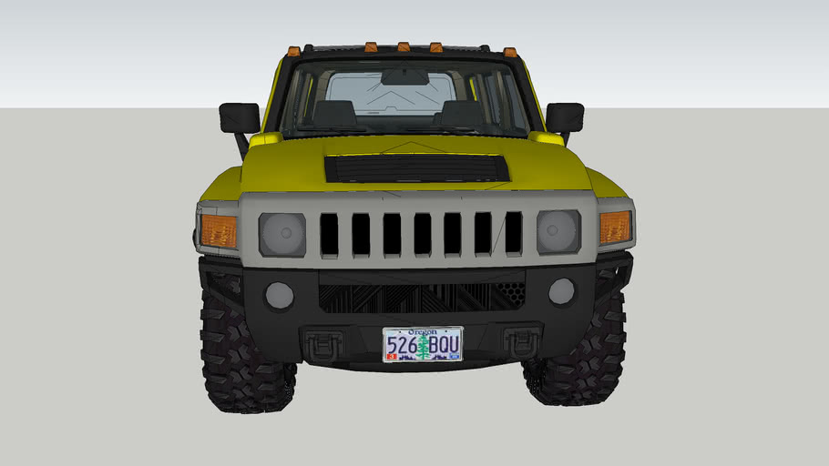 Hummer h2 3d model