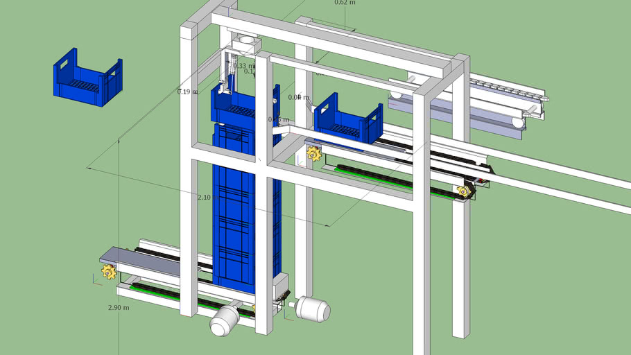 box elevator 3D Warehouse