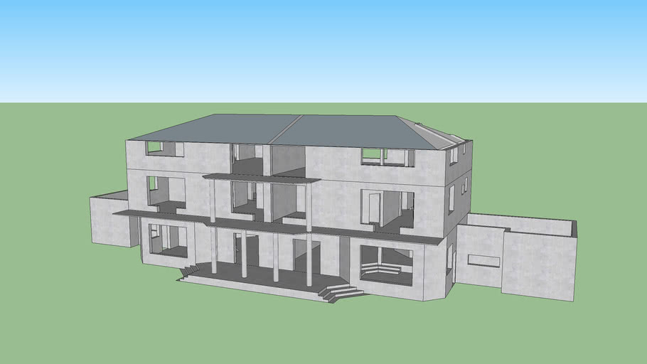 Дом на 2е семьи. | 3D Warehouse