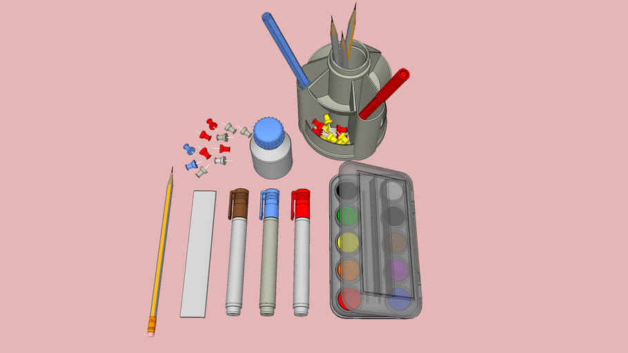 Office supplies 3D Warehouse