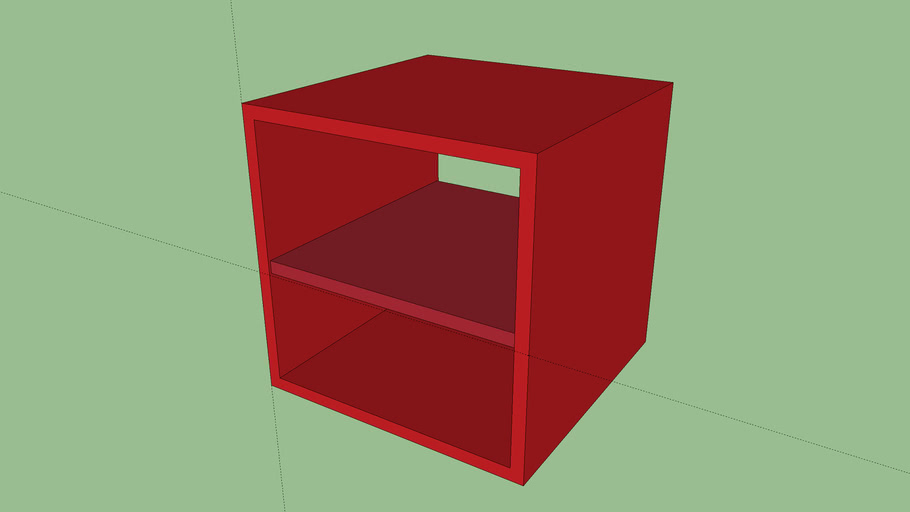 Ikea Red Storage Cube 40x40x40cm 3d Warehouse