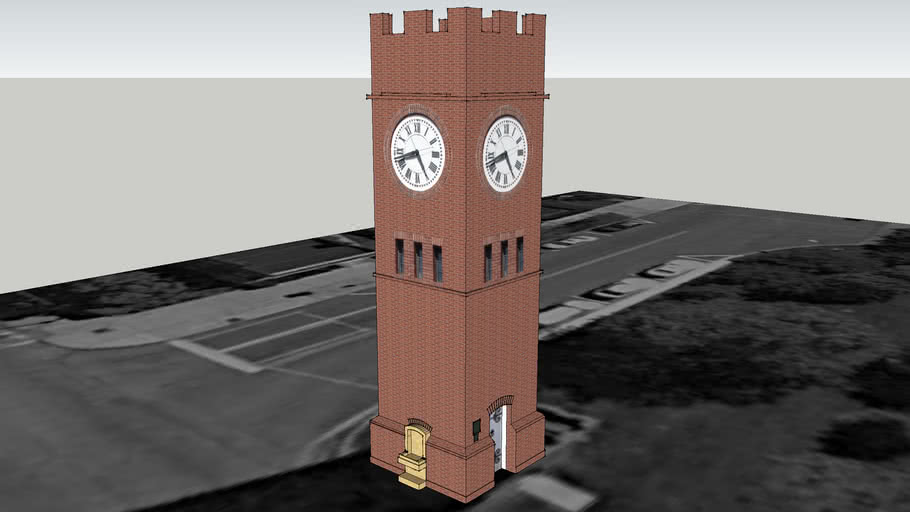 Hudson Clock Tower, OH, USA 3D Warehouse
