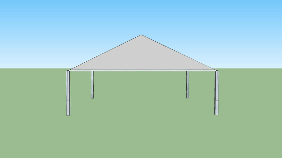 Tenda Pirâmide 10mx10m 