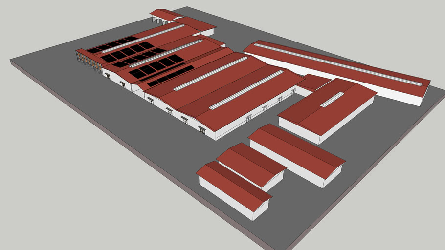 nhà máy Wilson Hoà Bình 3D Warehouse