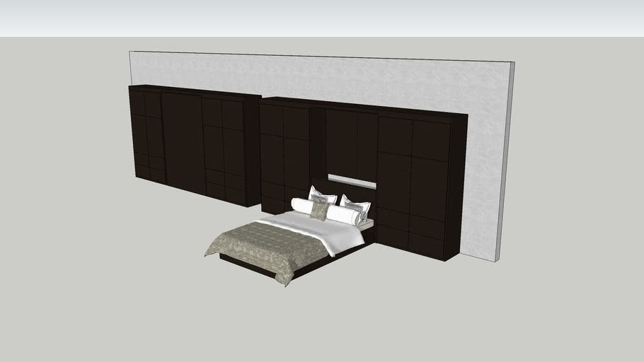 murphy bed sofa 3d model revit