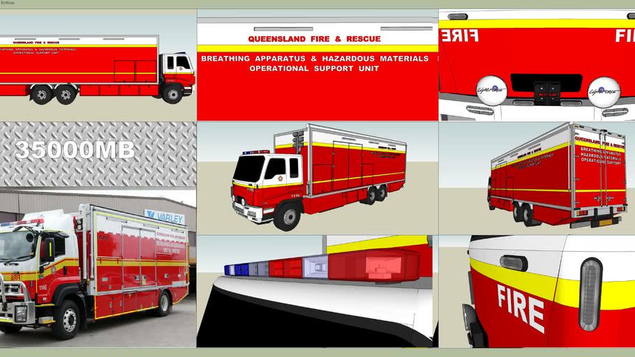 QFRS BA haz response 3D Warehouse