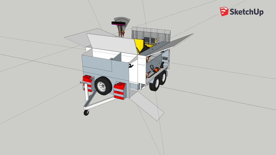 Mowing Trailer 3D Warehouse