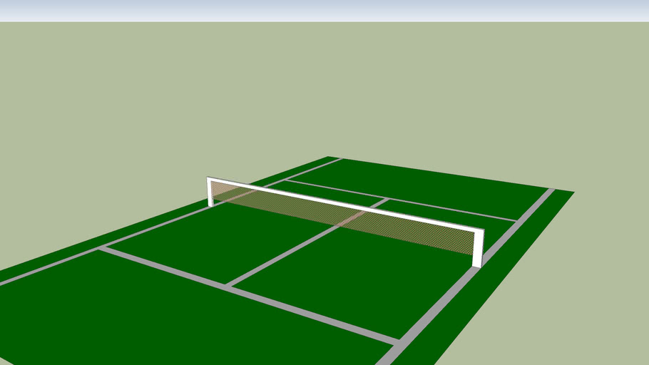 Tennis Court 3D Warehouse