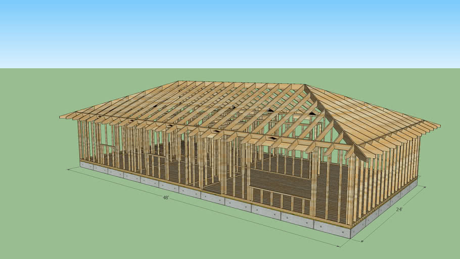 House Framing | 3D Warehouse