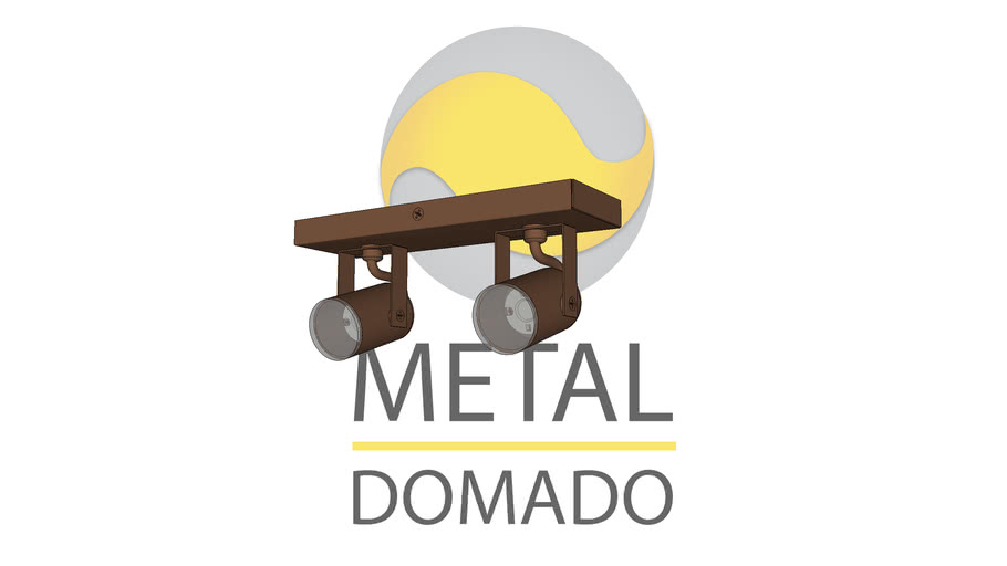 Metal Domado | Mini Spot Redondo Duplo #11355
