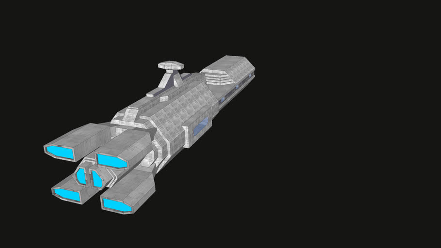 Crucero Espacial Space Cruiser 3d Warehouse