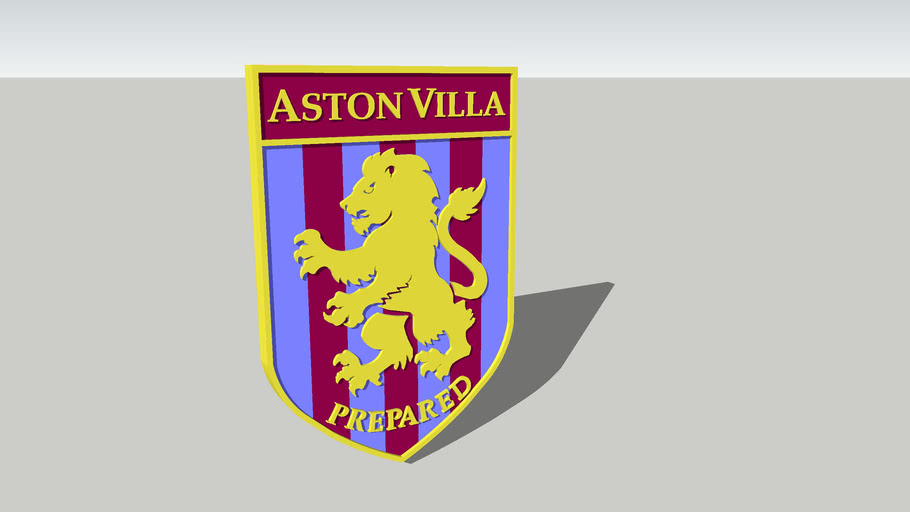 Aston Villa Badge 00 07 3d Warehouse