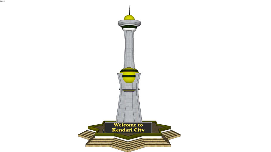 Tugu Mtq Kendari Indonesia 3d Warehouse