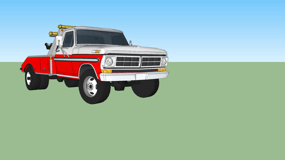 1970 Ford F350 Tow Truck 3d Warehouse