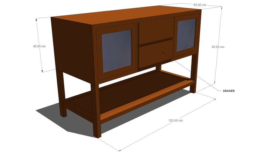 CONSOLE TABLE | 3D Warehouse