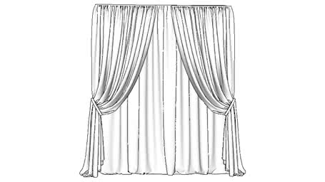 curtain drawing